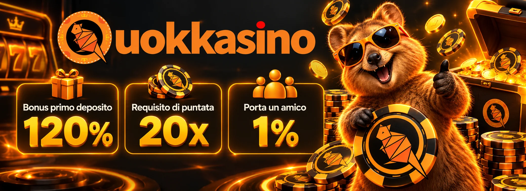 120% sul primo deposito